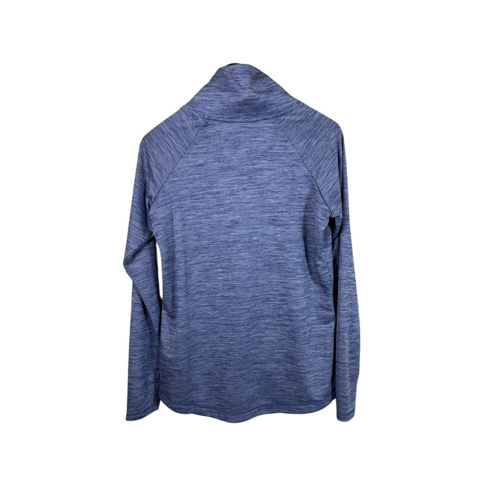 IBKUL Womens Medium‎ Asymmetrical Zip Heather Blue UPF50 - Picture 2 of 6